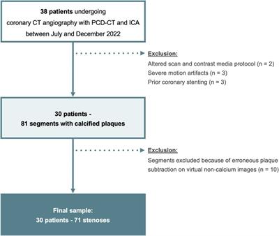 Virtual calcium removal in calcified coronary arteries with photon-counting detector CT—first in-vivo experience